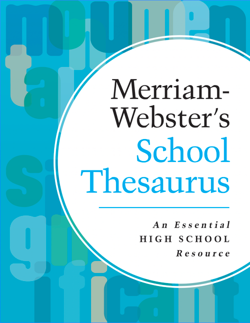 Merriam-Webster's School Thesaurus by Merriam-Webster, 9780877793656