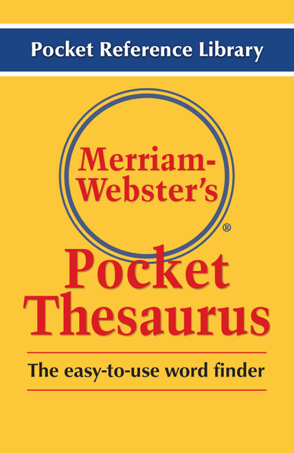 Merriam-Webster's Pocket Thesaurus (Miniature Edition) by Merriam-Webster, 9780877795247