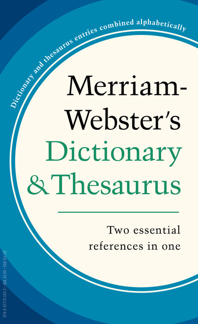 Merriam-Webster's Dictionary and Thesaurus - 9780877792932 by Merriam-Webster, 9780877792932