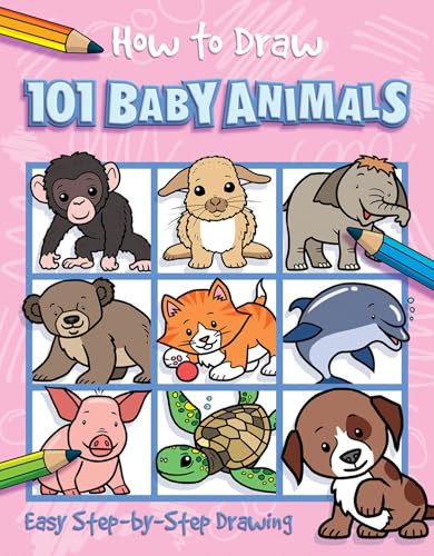 How to Draw 101 Baby Animals by Barry Green, Barry Green, 9781787001800