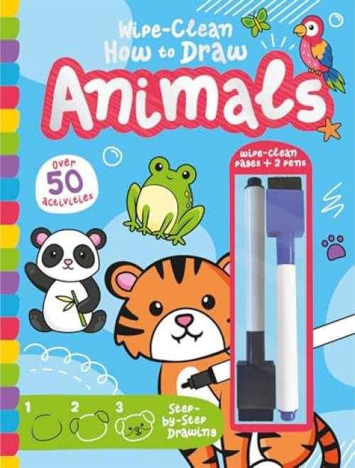 Wipe-Clean How to Draw Animals by Jenny Copper, Bethany Walker, 9781801059190