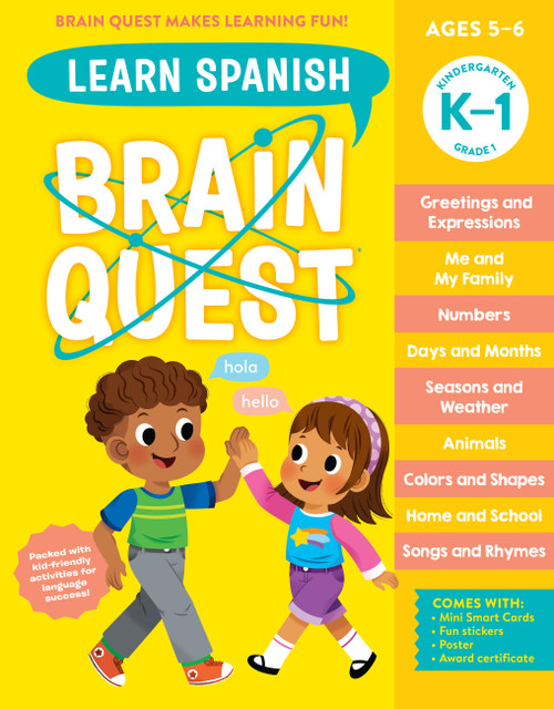 Brain Quest Workbook: Learn Spanish by Workman Publishing, 9781523528547