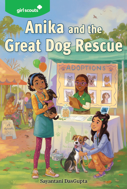 Girl Scouts: Anika and the Great Dog Rescue by Sayantani DasGupta, Girl Scouts, 9780063317857