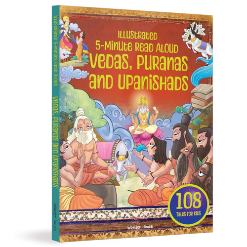 Vedas, Puranas and Upanishads - Illustrated 5 Minute Read Aloud by Wonder House Books, 9789358569551