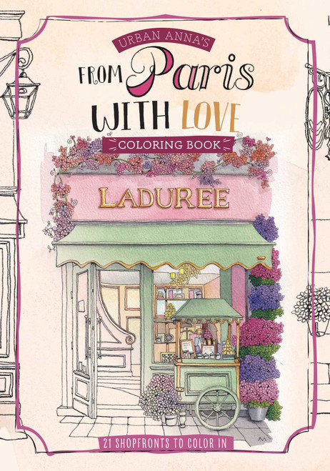 Urban Anna's From Paris with Love Coloring Book by Astrid Wielinga, 9798881601980