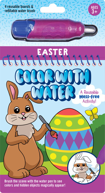 Color With Water - Easter (includes mess free water pen) by , 9781441344984