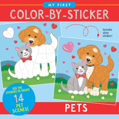 My First Color-by-Sticker Book- Pets by Cathy Hennessy, Martha Zschock, 9781441344557