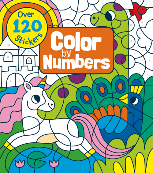 Color by Numbers (Over 120 Stickers) by Claire Stamper, 9781398835955