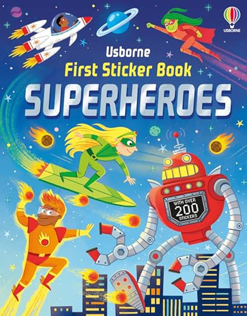 First Sticker Book Superheroes by Kate Nolan, Valeria Danilova, 9781836050575