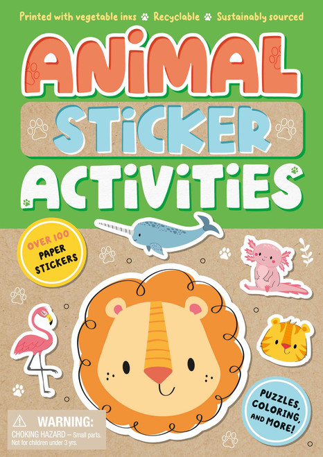 Animal Eco Sticker Activities (A Recyclable Sticker & Activity Book) by IglooBooks, Malu Lenzi, 9781837955688