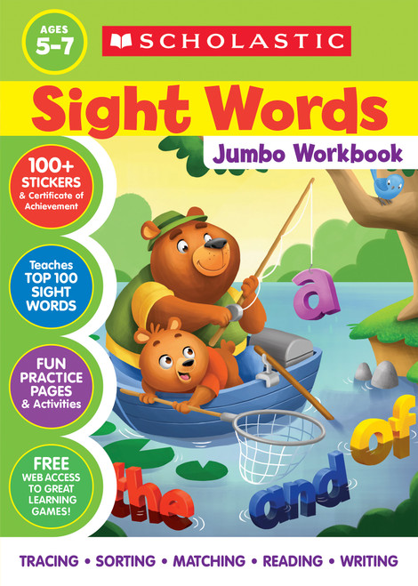 Scholastic Sight Words Jumbo Workbook - 9781546109037 by Scholastic, 9781546109037