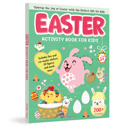 Easter Activity Book for kids, 9789358565645