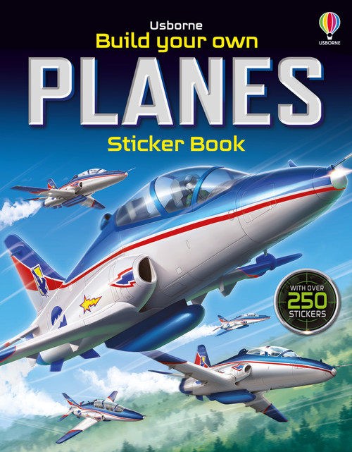 Build Your Own Planes Sticker Book by Simon Tudhope, Adrian Mann, 9781836050896
