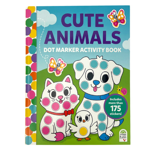 Dot Marker Activity Book Cute Animals by Carlo Beranek, Cottage Door Press, 9798890192431