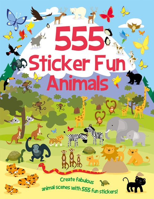 555 Sticker Fun - Animals by Susan Mayes, Dan Crisp, 9781835553138