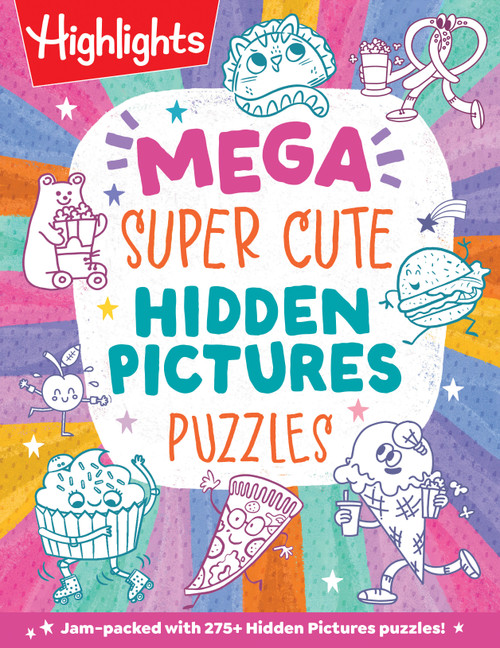 Mega Super Cute Hidden Pictures Puzzles by Highlights, 9781639623013
