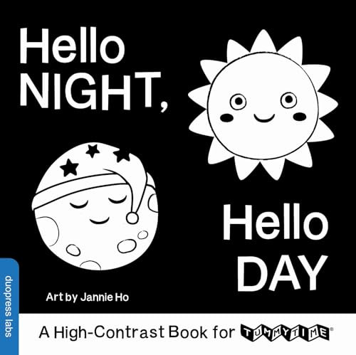 Hello Night, Hello Day (A High-Contrast Book for TummyTime) by duopress labs, Jannie Ho, 9781464237867