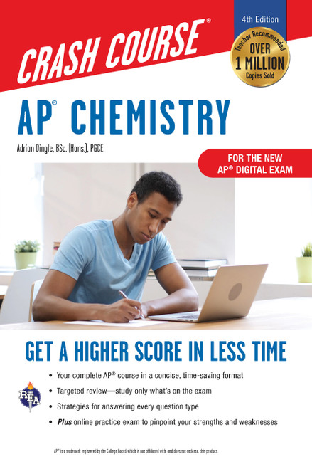AP Chemistry Crash Course, Book + Online (Get a Higher Score in Less Time) by Adrian Dingle, Derrick C. Wood, 9780738612935