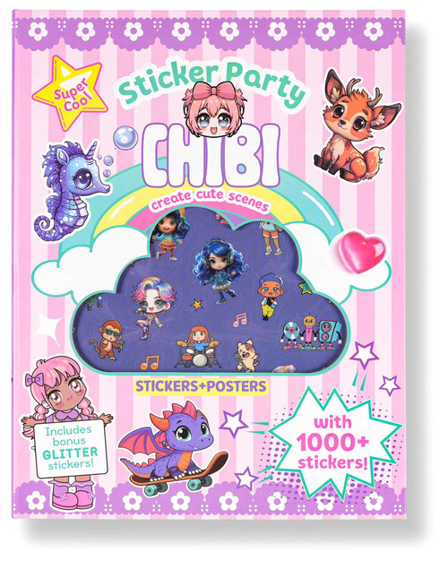 Chibi Sticker Party by iSeek, 9798886742817