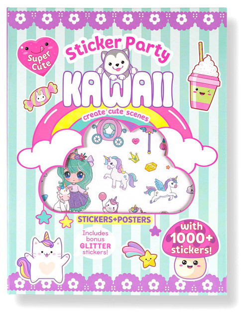 Kawaii Sticker Party by iSeek, 9798886742824