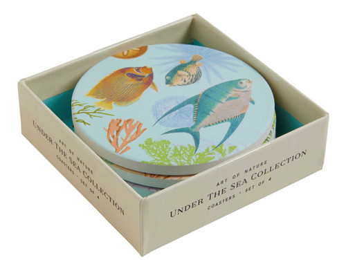 Art of Nature: Under the Sea Coaster Set (Set of 4) by Insights, 9781647226107