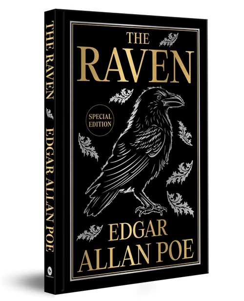 The Raven (Deluxe Hardbound Edition) by Edgar Allen Poe, 9789362142719