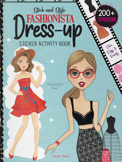 Stick and Style - Fashionista Dress-up (Sticker Activity Book), 9789362144713
