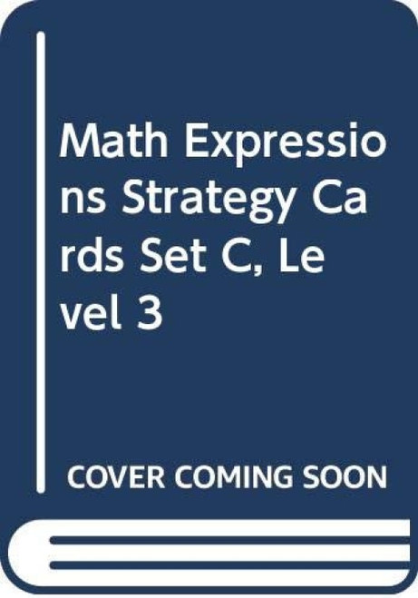 Strategy Cards, Set C Level 3 by MATH, 9780618715213