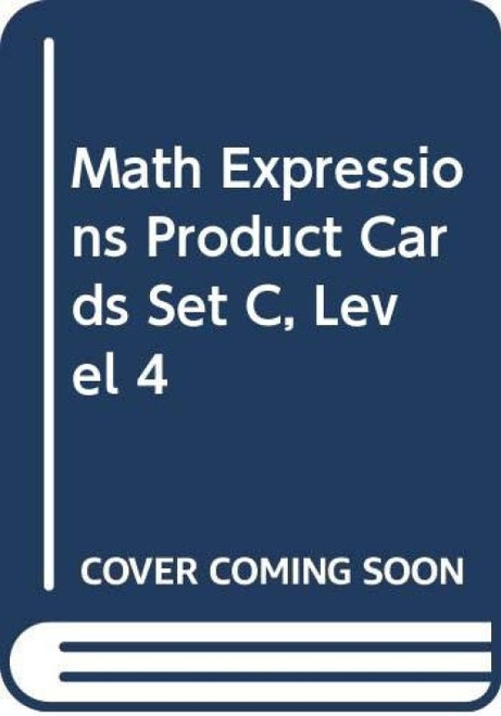 Product Cards, Set C Level 3/4 by MATH, 9780618715497