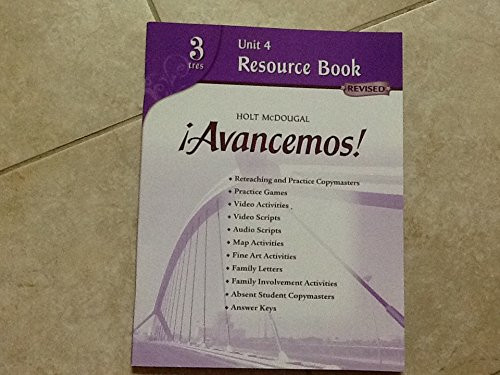 Unit Resource Book 4 Level 3 (Spanish Edition) by ML, 9780618753666