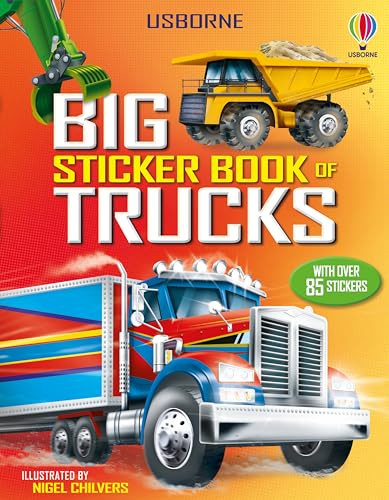Big Sticker Book of Trucks by Simon Tudhope, Nigel Chilvers, 9781835405420