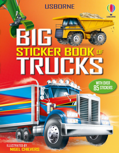 Big Sticker Book of Trucks by Simon Tudhope, Nigel Chilvers, 9781835405420