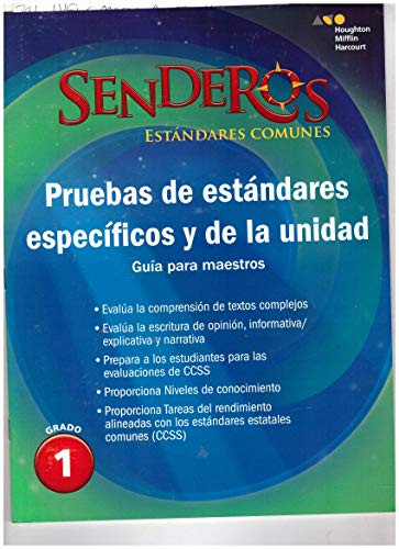 Benchmark and Unit Tests Teacher's Edition Grade 1 (Spanish Edition) by HMH HMH, 9780544156791