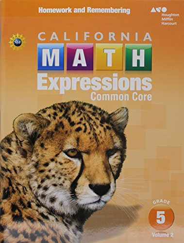Homework and Remembering Workbook, Volume 2 Grade 5 by HNM HNM, 9780544211407