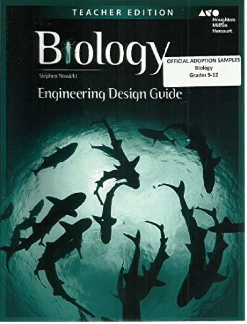 Biology Engineering Guide Teacher Edition by HMH Biology, 9780544848672