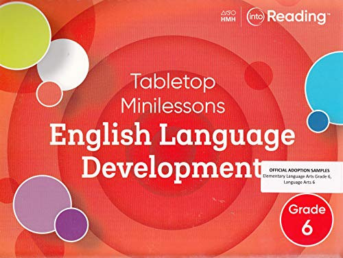Tabletop Minilessons English Language Development Grade 6 by HOUGHTON MIFFLIN HARCOURT, 9781328491664