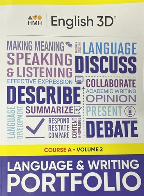 Course A Volume 2 Language & Writing Portfolio by HMH HMH, 9780358609452
