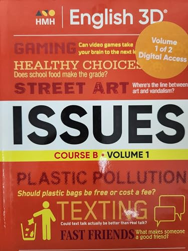 Course B Volume 1 Issues Book by HOUGHTON MIFFLIN HARCOURT, 9780358609513
