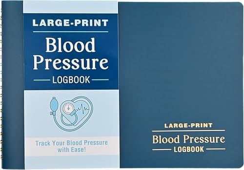 Blood Pressure Logbook (Large Print for easy record keeping) by , 9781441344755