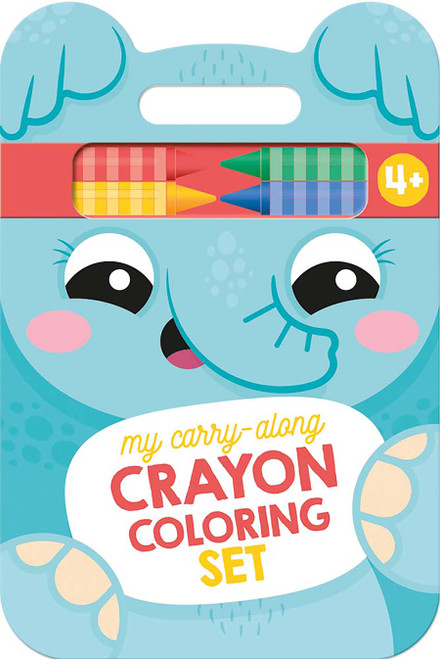 My Carry-Along Crayon Coloring Set: Elephant & Friends (Ages 4+) by Yoyo Books, 9789465054223
