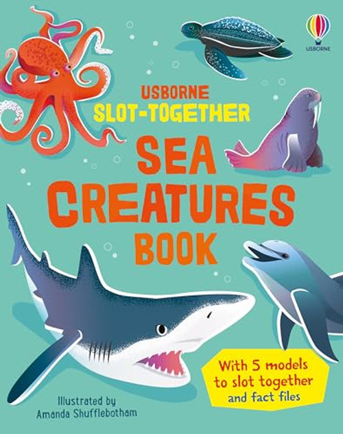 Slot-together Sea Creatures Book by Abigail Wheatley, Amanda Shufflebotham, 9781836051718