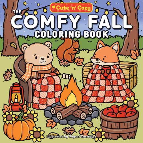 The Comfy Fall Coloring Book by Gaynor Carradice, 9781507224298