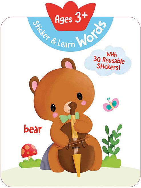 Sticker & Learn Words (Ages 3+) (With 30 Reusable Stickers) by Yoyo Books, 9789465054377
