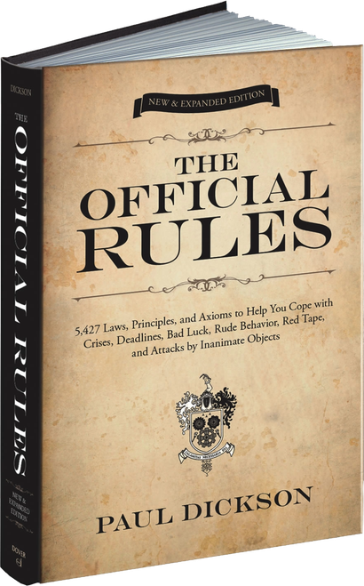 The Official Rules by Paul Dickson, 9780486482101