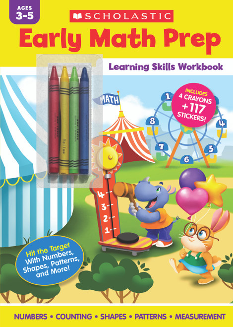 Early Math Prep Learning Skills Workbook by Scholastic, 9798225011666