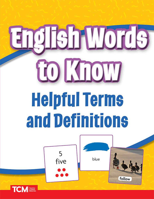 English Words to Know for Newcomers by Teacher Created Materials, 9798330904907