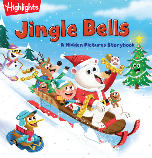 Jingle Bells (Fun Christmas Holiday Read Aloud Book with Hidden Object Puzzles and Jokes for Festive Family Storytime) by Highlights, 9781639621927