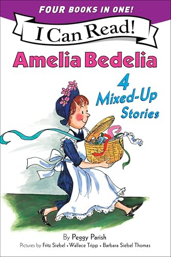 Amelia Bedelia 4 Mixed-Up Stories (A 4-in-1 Level 2 I Can Read Collection) by Peggy Parish, Fritz Siebel, Wallace Tripp, Barbara Siebel Thomas, 9780063437548