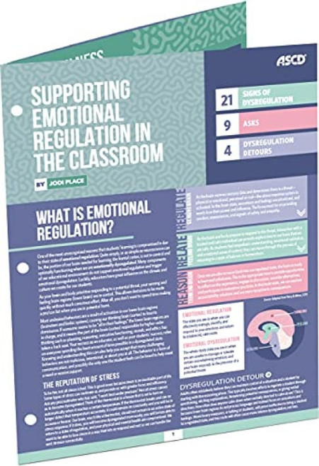 Supporting Emotional Regulation in the Classroom (Quick Reference Guide) by Jodi Place, 9781416630470