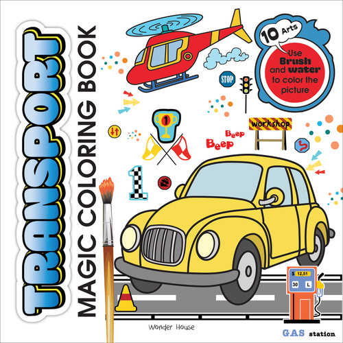 Transport Magic Coloring Book, 9789362146991
